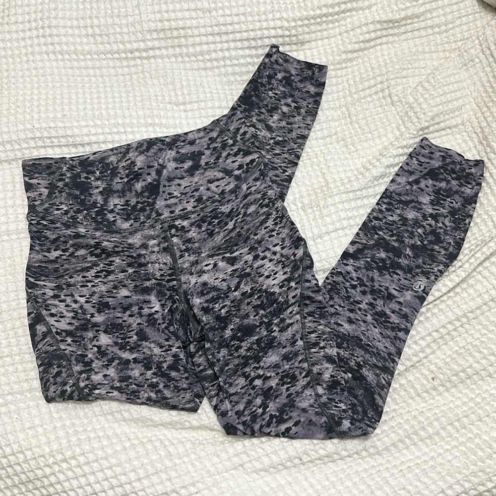 Lululemon Nulux Base Pace High Rise Tight Leggings | Size 4 | Estuary Gr…